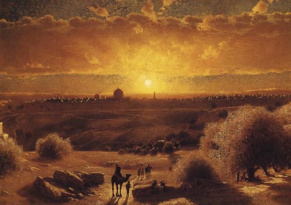 James Fairman View of Jerusalem oil painting image